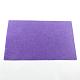 DIYクラフト用品不織布刺繍針フェルト  正方形  紫色のメディア  298~300x298~300x1mm  約50個/袋 DIY-Q007-14-2