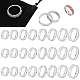 UNICRAFTALE 24pcs 8 Sizes Blank Core Finger Rings Stainless Steel Grooved Finger Ring Wide Band Round Empty Ring for Inlay Ring Jewelry Making Gift Size 5-14 STAS-UN0041-46P-1