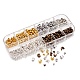 Brass Crimp Beads Covers KK-TA0007-01-2