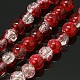Crackle Glass Beads Strands GGC4mmY-A74-1
