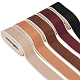 PandaHall Elite 15M 5 Colors Polyester Flat Ribbons OCOR-PH0002-45-1