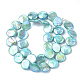 Eau douce naturelle de coquillage perles brins X-SHEL-S274-52A-2