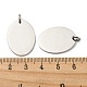 304 Stainless Steel Stamping Blank Tag Pendants STAS-L022-182P-3