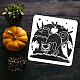 Fingerinspire halloween gatto stencil 11.8x11.8 pollice gatto nero stencil modello gatto di plastica pipistrello fantasma stelle modelli stencil riutilizzabile disegno pittura stencil per fai da te pittura artigianato decorazioni natalizie DIY-WH0391-0440-3