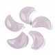 Forme de lune quartz rose naturel guérison cristal poche pierres de palmier G-T132-001J-1