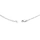 Tinysand 925 Sterling Silber Würfelperlenanhänger Halsketten TS-N266-S-3