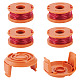 5 carrete de hilo de repuesto para recortadora WA0010 con tapa para recortadora Worx&nbsp;FIND-TAC0011-128E-1