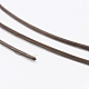 韓国の平らな弾性結晶ストリング  弾性ビーズ糸  ストレッチブレスレット作り用  コーヒー  0.5mm  約546.8ヤード（500m）/ロール EW-G005-0.5mm-16-3