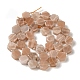 Natürliche sunstone Perlen Stränge&nbsp;G-P534-A09-02-3