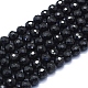 Chapelets de perles en tourmaline noire naturelle G-E561-08-7mm-1