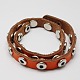Leather Bracelet Makings X-AJEW-R024-10-2