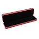 Rectangle Ancient Poems Snakeskin Leather Necklace Boxes for Gift with Black Velvet X-LBOX-D009-04-3