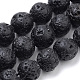Natural Lava Rock Beads Strands X-G-S259-11-8mm-1