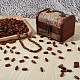 Gorgecraft 500 piezas de cuentas de madera natural WOOD-GF0001-95-4