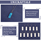 UNICRAFTALE 30 Sets Earring Hooks with Pendant Trays Stainless Steel Bezels and Earring Hooks 10x25mm Rectangle Pendant Trays Earring Blanks Pendant Trays Blanks for Dangle Earring Making Kit Jewelry DIY-UN0001-24P-5