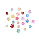 Cheriswelry 220pcs 22 style perles de verre peintes à la bombe transparentes GLAA-CW0001-02-2