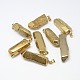 Electroplate Natural Crystal Pendants G-N0008-01A-3