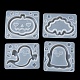 Stampi per sabbie mobili in silicone fai da te a tema zucca/pipistrello/fantasma di Halloween DIY-Q030-04B-3