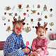 Superdant Weihnachts-Wandaufkleber DIY-WH0228-960-3