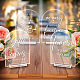 Acrylic Sign Table Number Holder AJEW-WH0511-001-4