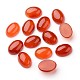 Classer les cabochons ovales en agate rouge naturelle G-L394-10B-18x13mm-1