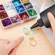 Olycraft 48g 12 colori laser per unghie con paillettes per la cura della decorazione MRMJ-OC0003-51-3