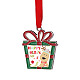 Decorazioni natalizie con ciondolo in lega vuota a sublimazione a tema natalizio DIY-L070-01D-1