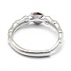 Componenti regolabili con 925 anello d'argento sterling STER-I016-036P-3