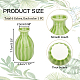 NBEADS 6 Pcs Mini Ceramic Flower Vase BOTT-NB0001-04-2