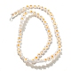 Chapelets de perles en verre de millefiori manuelles LAMP-XCP0001-16-2