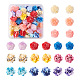 Craftdady 72Pcs 2 Style 6 Colors Smudged Color Opaque Resin Cabochons RESI-CD0001-19-2