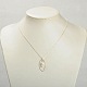 Czech Glass Bicone Beads Jewelry Sets: Earrings & Necklaces SJEW-JS00756-01-4