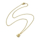 Ожерелье с подвеской из сплава и эмали в форме кошки NJEW-JN04613-03-2