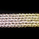 Прозрачный градиент цвета стеклянные бусины пряди GLAA-G101-2mm-17-3