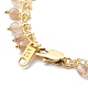 Natural Faceted Agate Beaded Necklace & Bracelet Set SJEW-JS01208-12