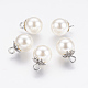 Lega ciondoli perla acrilica PALLOY-G196-13AS-2