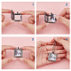 Chgcraft ciondoli magnetici con cornice per foto in lega di 4 pz 4 colori ALRI-CA0001-004-5