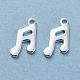 201 charms in acciaio inox STAS-F162-22S-2