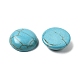 Synthetik Türkiscabochons&nbsp;G-P393-R64-12MM-2