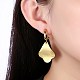 Brass Dangle Stud Earrings EJEW-BB23087-1-2