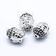 Perles de zircone cubique micro pave en Laiton ZIRC-L070-14P-1