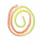 Transparent Gradient Color Glass Beads Strands GLAA-H021-01B-09-4