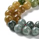Dyed Natural Malaysia Jade Beads Strands G-G021-01B-07-4