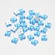 Faceted Square Taiwan Acrylic Rhinestone Beads ACRT-M09-7-01-1