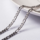 3.28 Feet 304 Stainless Steel Figaro Chains X-CHS-H007-30P-1
