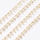 3.28 Feet Brass Handmade Curb Chains X-CHC-G006-12G-2