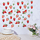 Adesivi decorativi di frutta autoadesivi in pvc DIY-WH0304-806-4