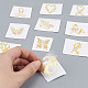 OLYCRAFT 9pcs 1.6x1.6 Inch Breast Cancer Awareness Ribbon Pattern Stickers Breast Cancer Prevention Self Adhesive Gold Stickers Metal Gold Stickers for Scrapbooks Resin Crafts Water Bottle Decoration DIY-WH0450-032-7