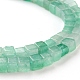 Natürlichen grünen Aventurin Perlen Stränge G-F631-K04-3