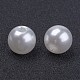 Abalorios redondos de la perla de acrílico para la joya de diy y pulseras X-PACR-8D-1-2